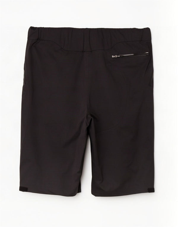 Mens Graphic Hiking Cargo Shorts W32 Medium Black Polyester