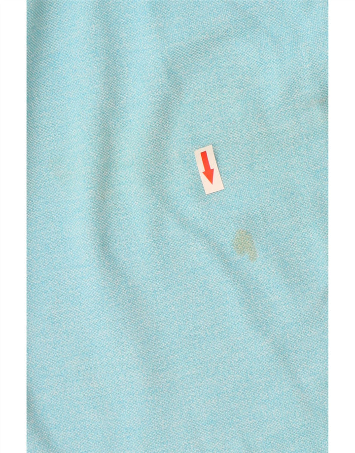 Lacoste Mens Polo Shirt Size 7 2XL Blue Cotton