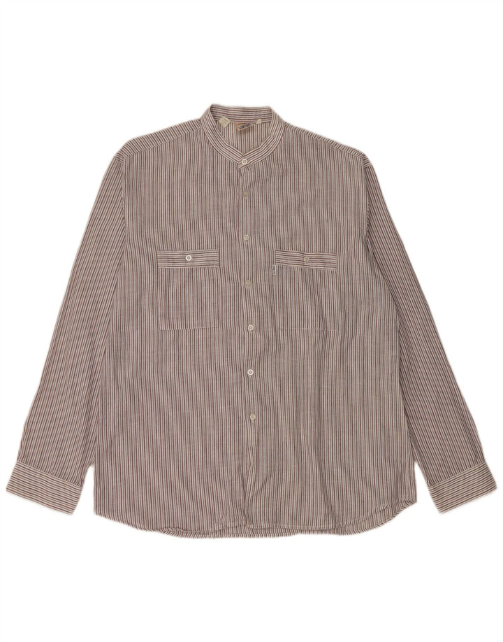 Levi's Mens Shirt Size 43 Large Multicoloured Striped Cotton