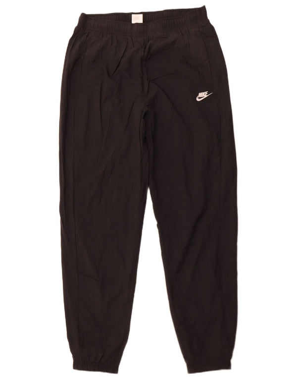 NIKE Mens Tracksuit Trousers Joggers Large  Black Polyester