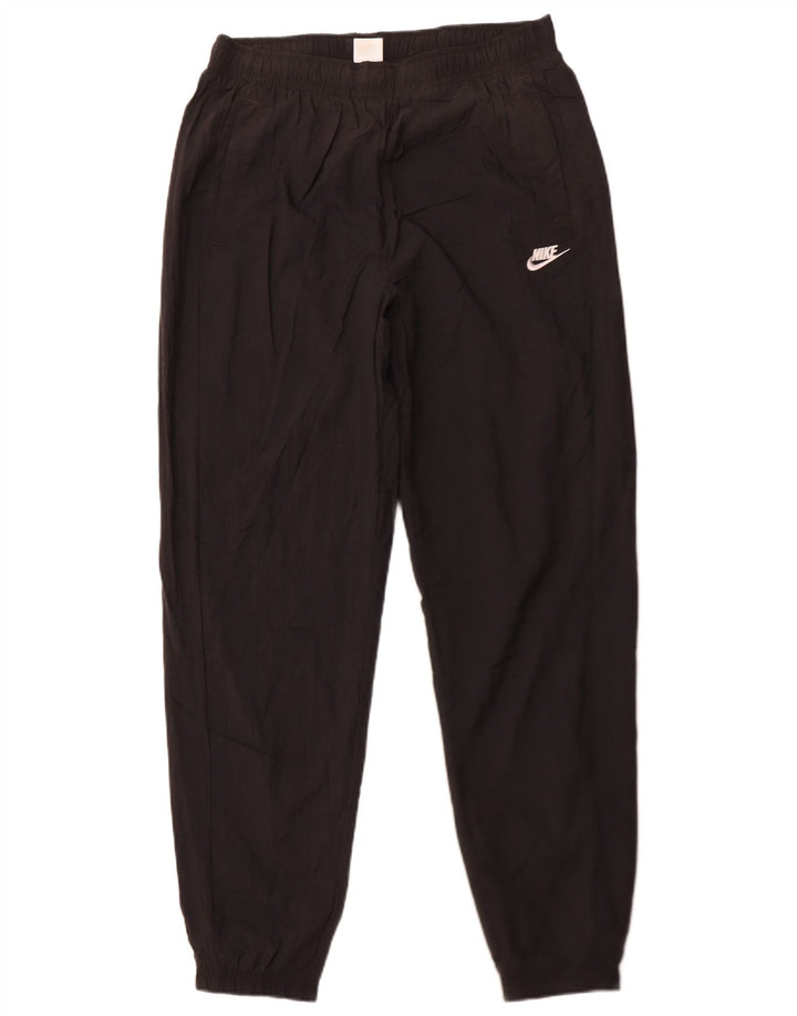 NIKE Mens Tracksuit Trousers Joggers Large  Black Polyester
