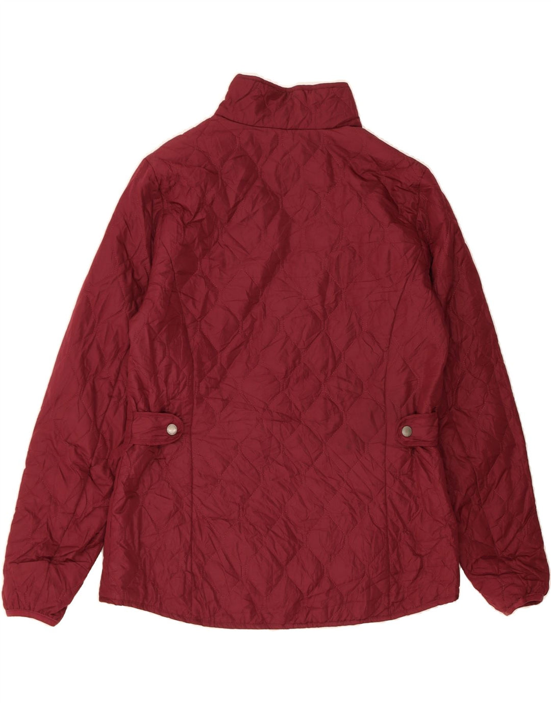 EDDIE BAUER Womens Quilted Jacket UK 16 Large Red Polyester Vintage Eddie Bauer and Second-Hand Eddie Bauer from Messina Hembry 