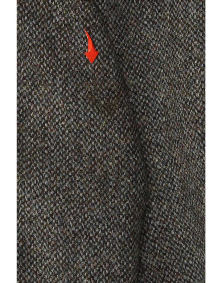 Bhs Mens Regular Fit 2 Button Blazer Jacket UK 42 XL Grey New Wool