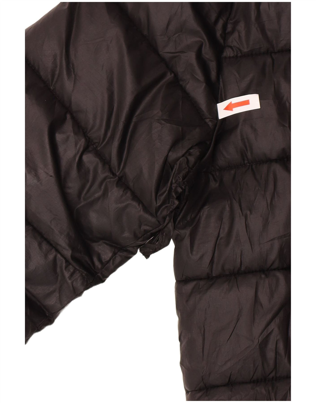Champion Boys Hooded Padded Jacket 9-10 Years Medium Black Polyester