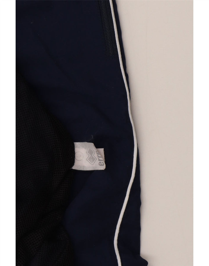 ERREA Mens Tracksuit Trousers Large Navy Blue Colourblock Polyester