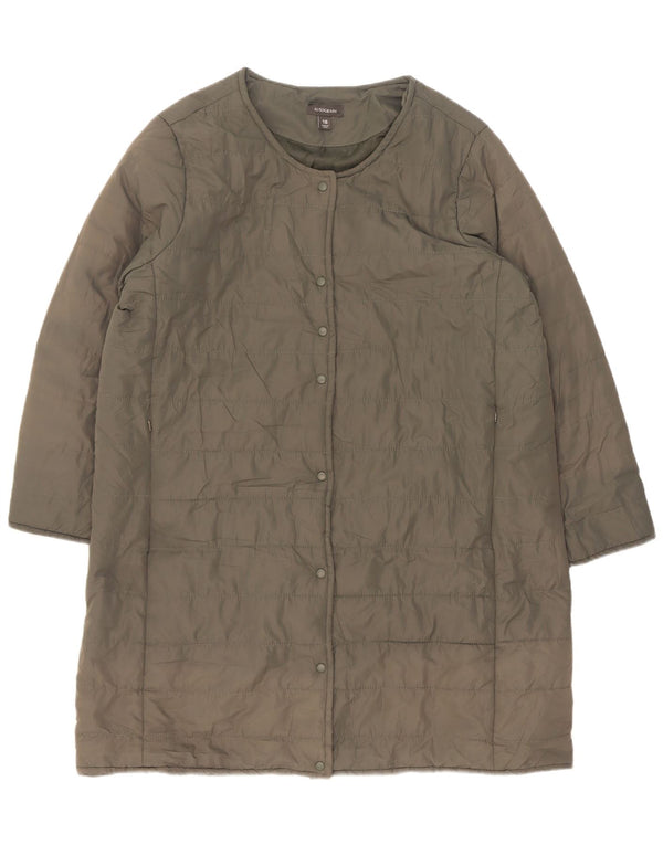 Marks & Spencer Womens Autograph Loose Fit Padded Coat UK 18 XL Khaki