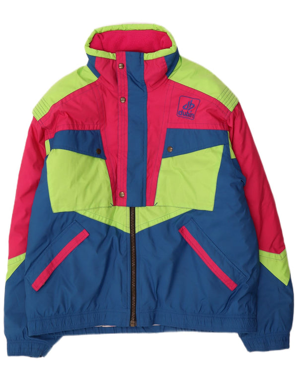 Dubin Mens Ski Jacket IT 52 Large Blue Colourblock Polyester