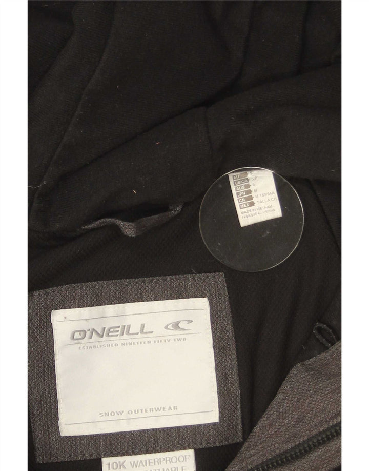 O'Neill Mens Hooded Windbreaker Jacket UK 10 Small Grey Polyester