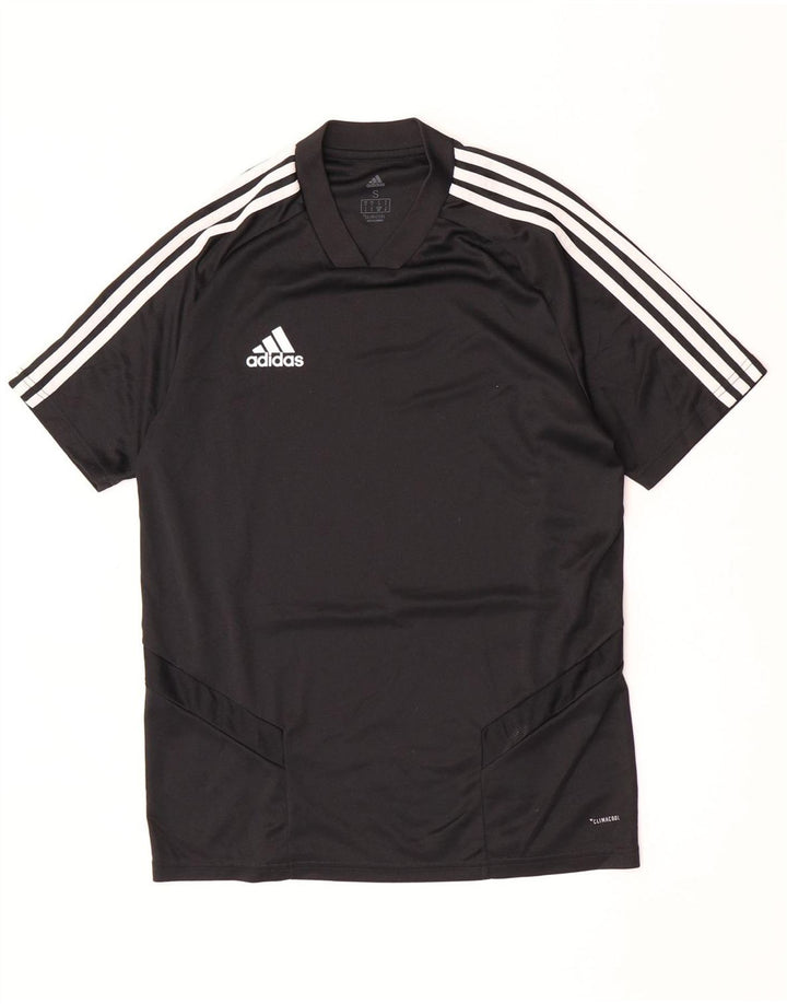 Adidas Mens Climacool T-Shirt Top Small Black Polyester