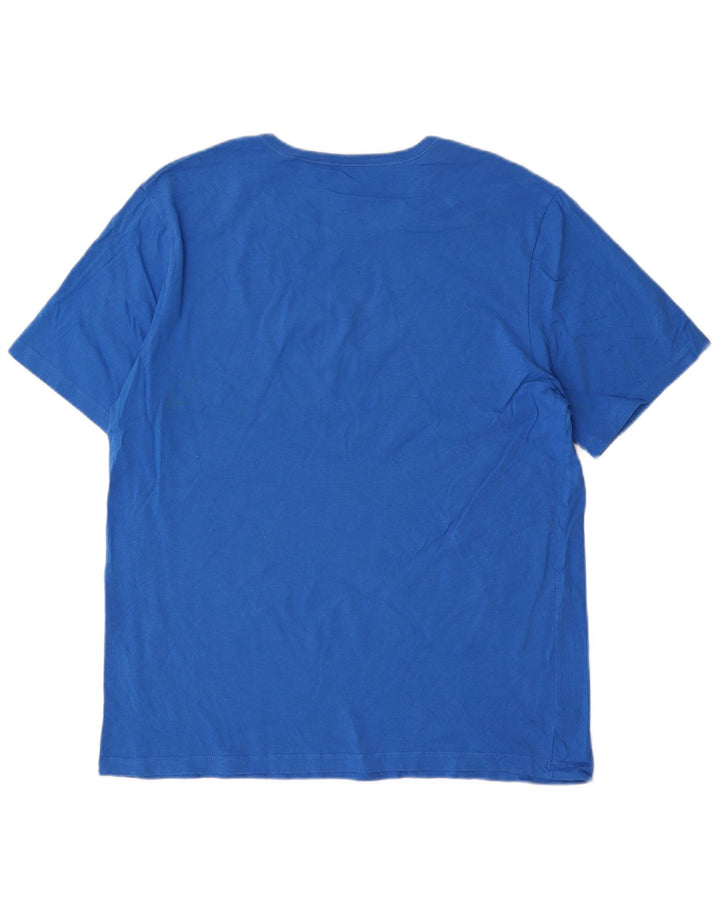 Hugo Boss Mens T-Shirt Top XL Blue