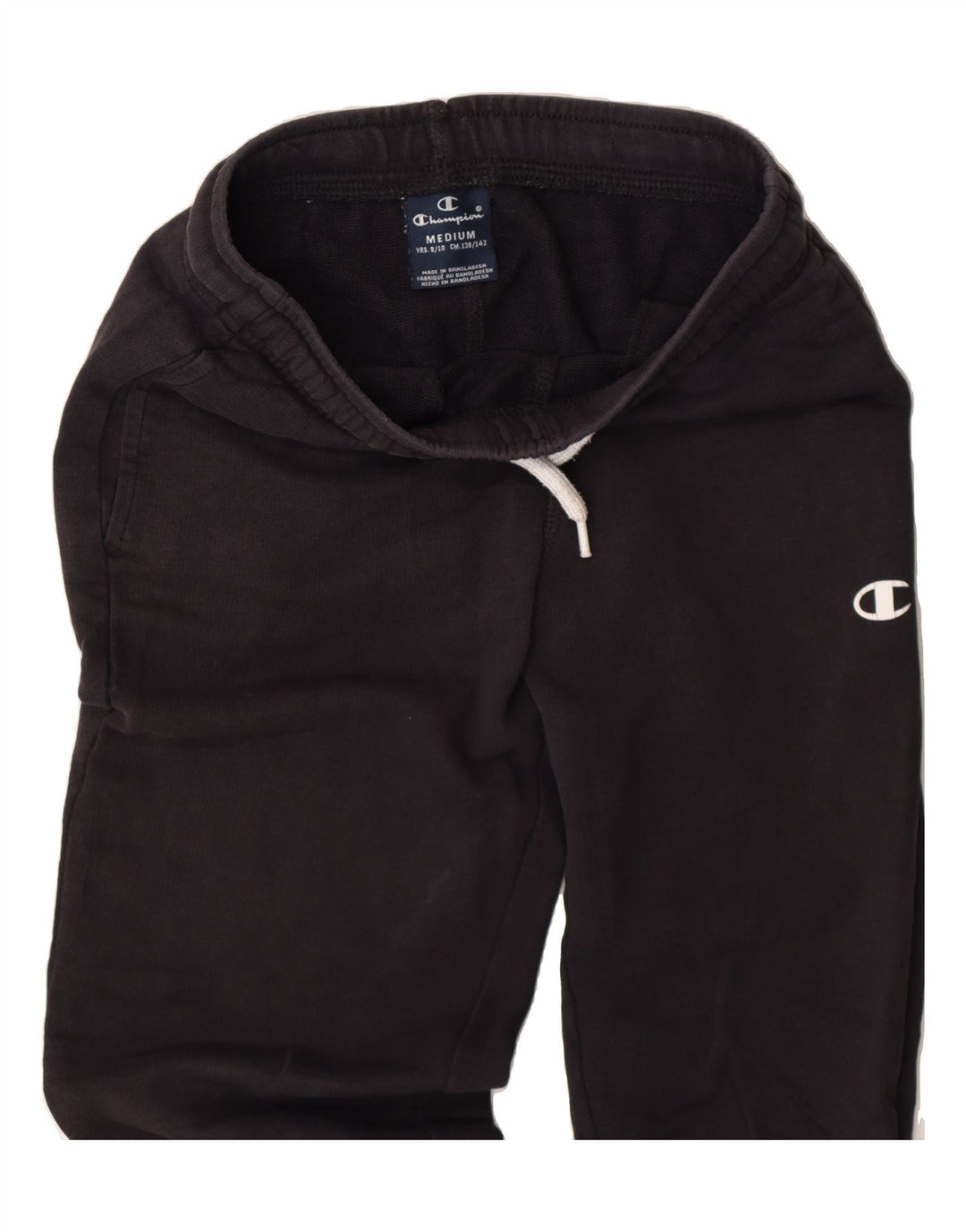 CHAMPION Boys Tracksuit Trousers Joggers 9-10 Years Medium Black Vintage Champion and Second-Hand Champion from Messina Hembry 