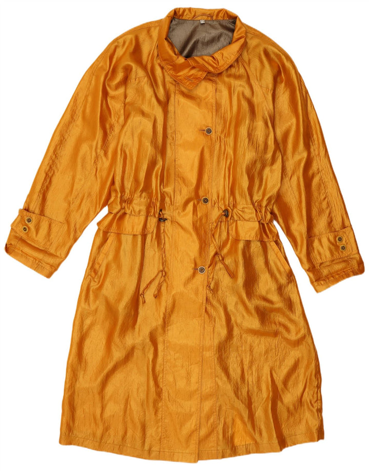 COLETTE WOLFGANG KAISER Womens Oversized Overcoat UK 14 Large Gold