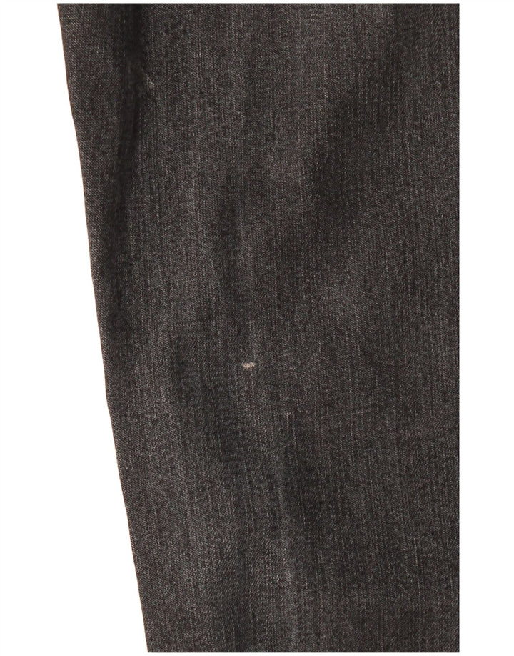 TRUSSARDI Mens Straight Jeans W32 L32 Grey Cotton