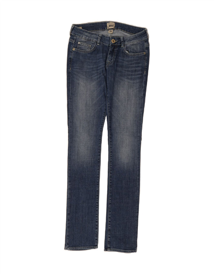 RIFLE Womens Skinny Jeans W26 L33 Blue Vintage Rifle and Second-Hand Rifle from Messina Hembry 