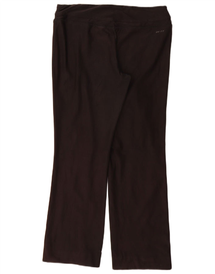 NIKE Womens Dri Fit Tracksuit Trousers UK 16 Large  Black