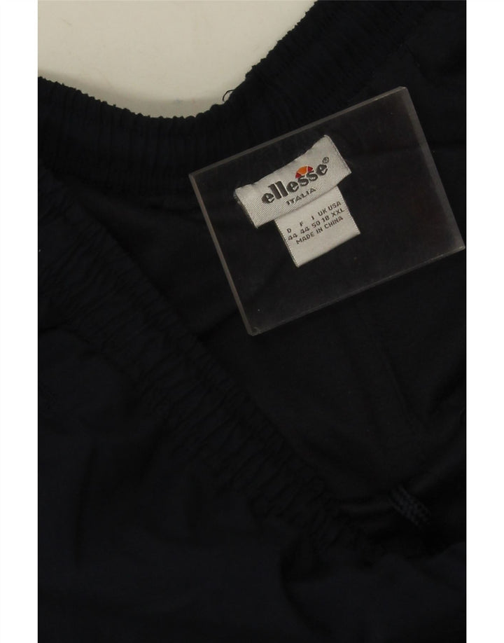 Ellesse Womens Tracksuit Trousers UK 18 XL Navy Blue Polyester