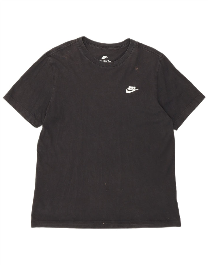 Nike Mens T-Shirt Top Small Black Cotton