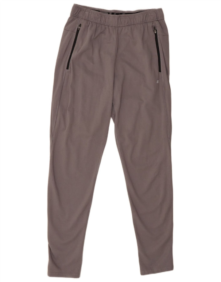 RUSSELL ATHLETIC Mens Tracksuit Trousers Medium  Grey Rayon