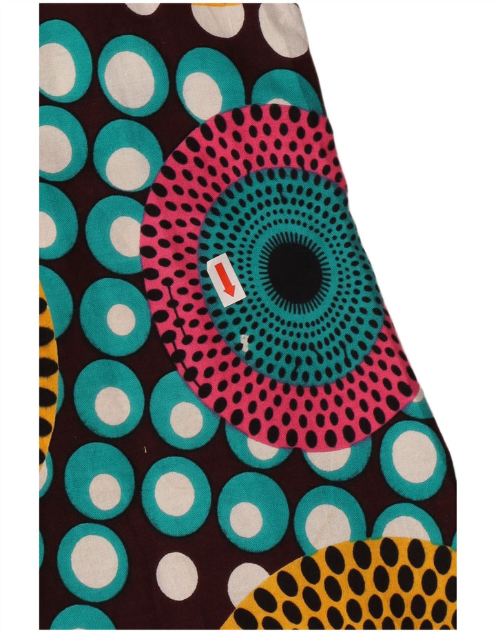 Vintage Womens Sundress UK 8 Small Multicoloured Geometric