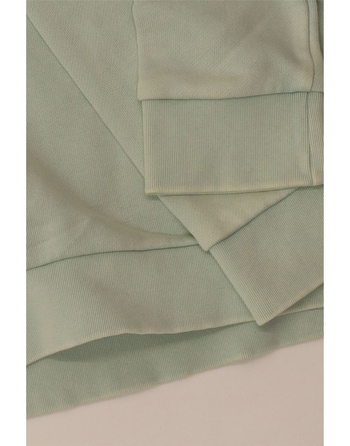 Adidas Mens Graphic Sweatshirt Jumper Small Turquoise Cotton