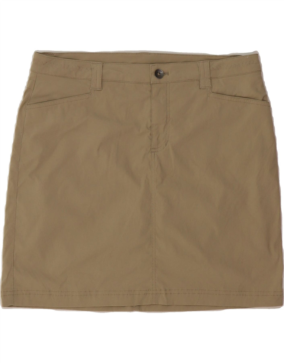 EDDIE BAUER Womens Mini Skirt US 10 Large W36  Beige Vintage Eddie Bauer and Second-Hand Eddie Bauer from Messina Hembry 