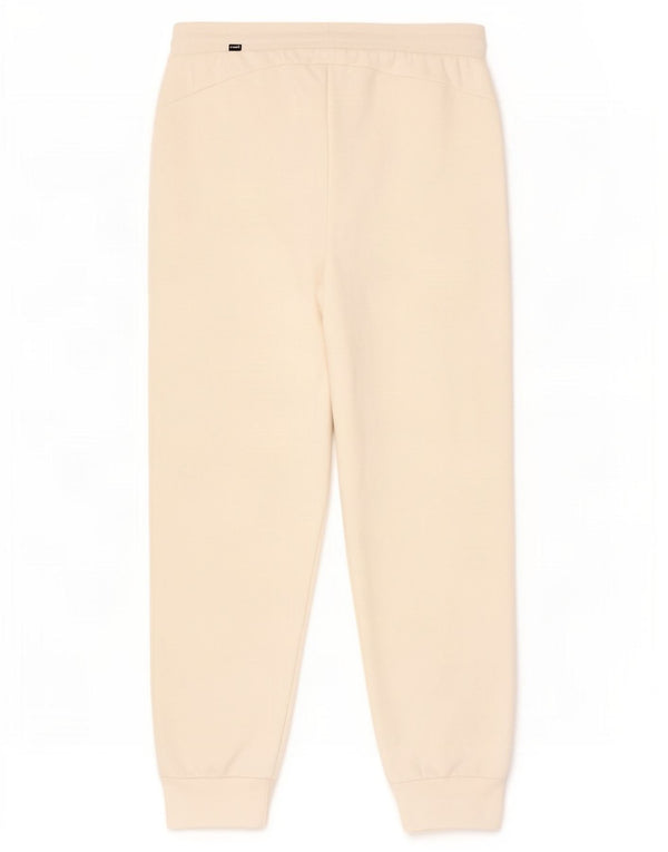 Puma Womens Tracksuit Trousers Joggers UK 10 Small White Cotton