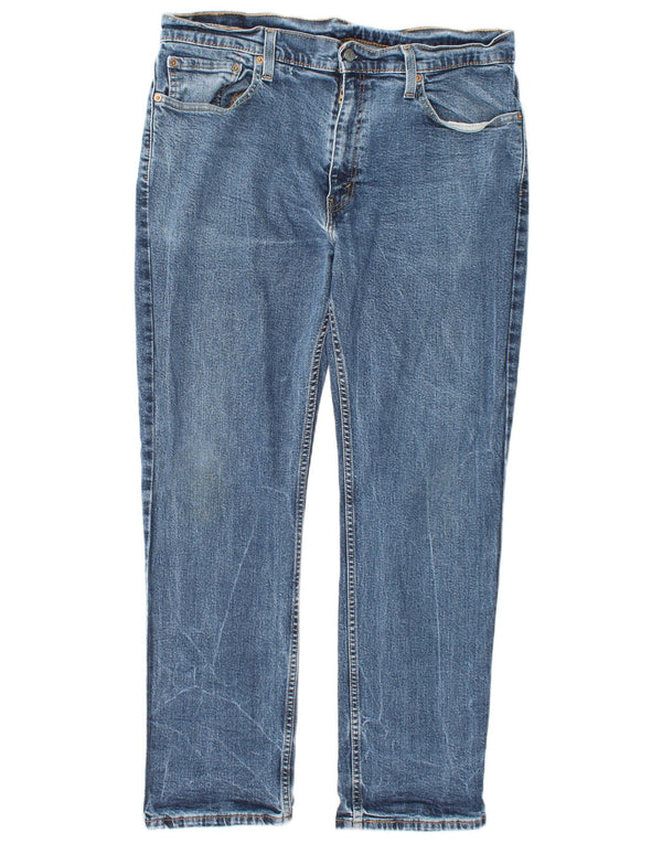 Levi's Mens 514 Straight Jeans W36 L30 Blue Cotton