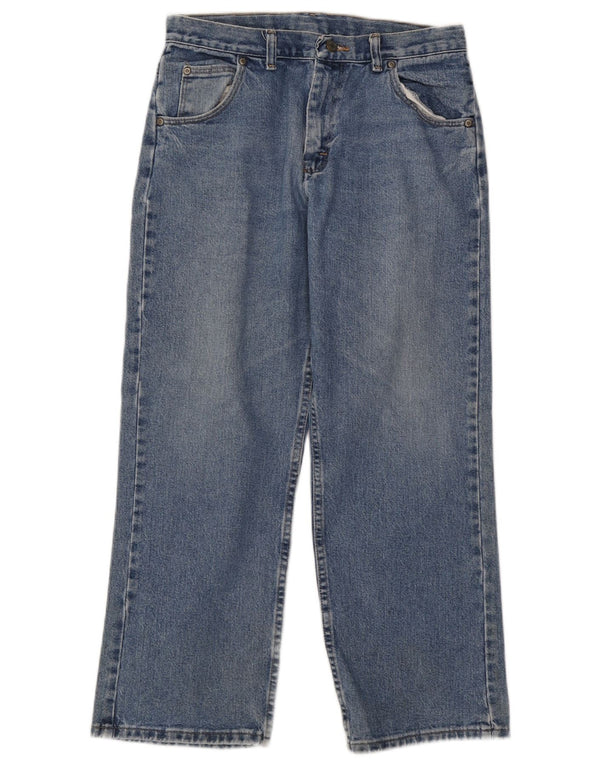 Wrangler Boys Straight Jeans 13-14 Years W30 L27 Blue Cotton