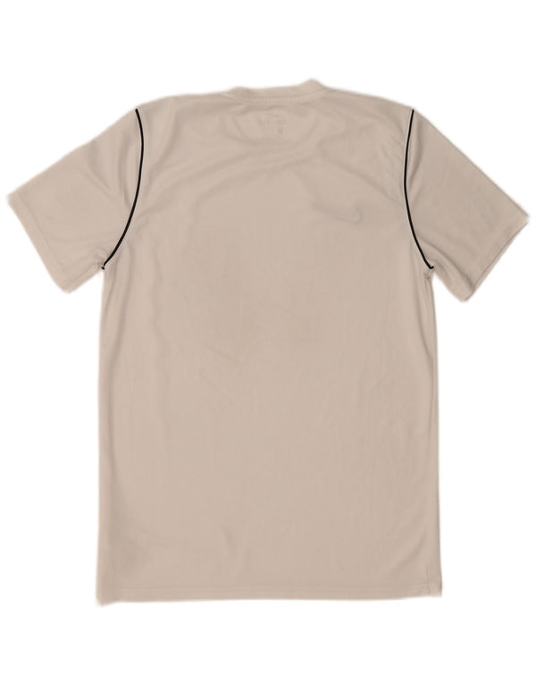 Nike Mens Dri Fit T-Shirt Top Medium White Polyester