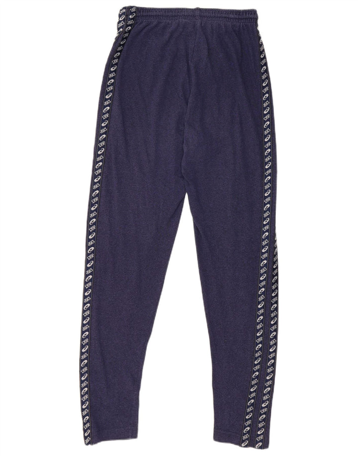 ASICS Womens Graphic Short Sleeve Full Tracksuit UK 14 Medium  Navy Blue
