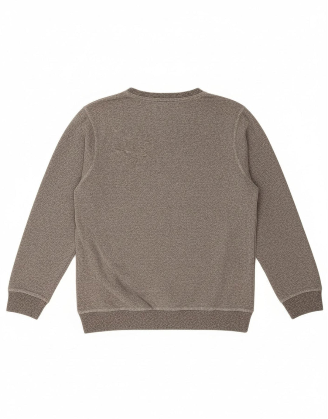JEFF BANKS Mens Sweatshirt Jumper Small Grey Flecked Cotton