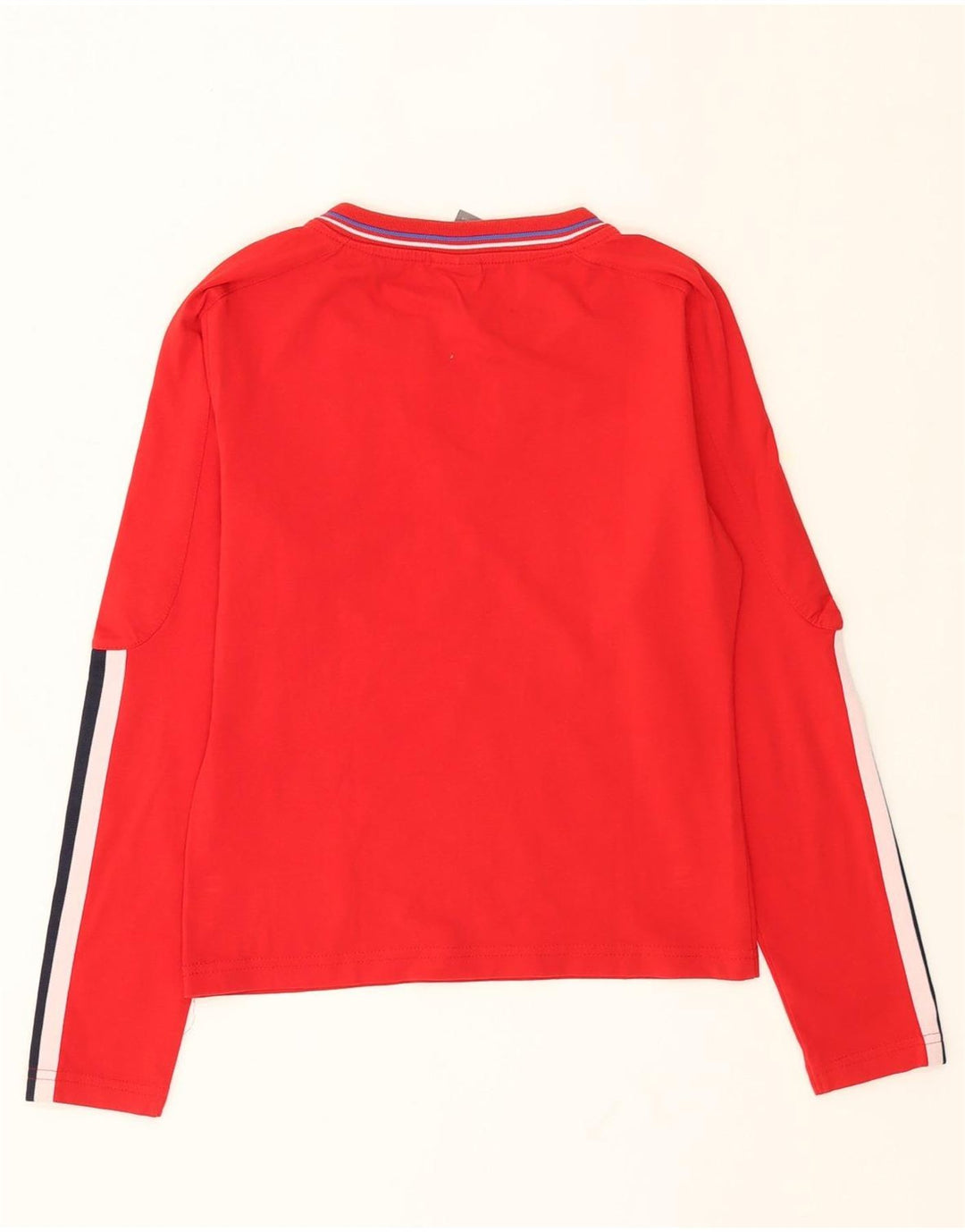 NIKE Womens Graphic Top Long Sleeve UK 10/12 Medium Red Vintage Nike and Second-Hand Nike from Messina Hembry 