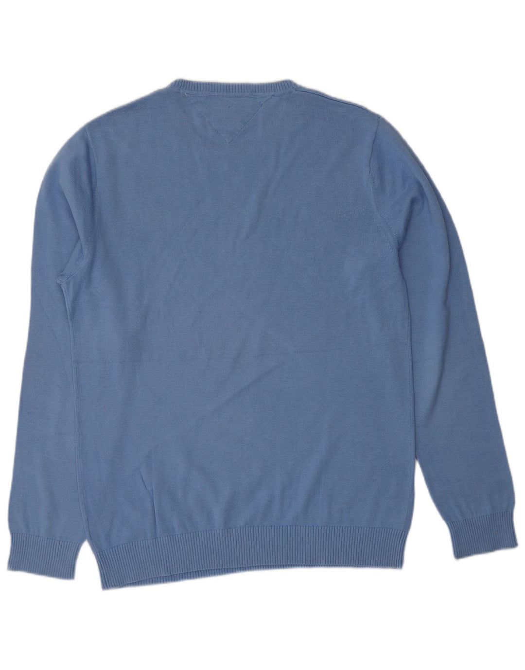 TOMMY HILFIGER Mens Crew Neck Jumper Sweater Medium Blue
