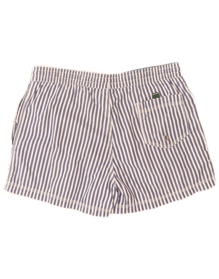 North Sails Mens Swimming Shorts Medium  Blue Striped Polyamide