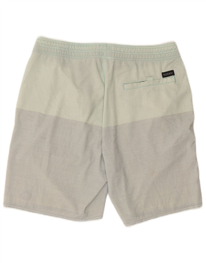 Rip Curl Mens Swimming Shorts Medium Green Colourblock