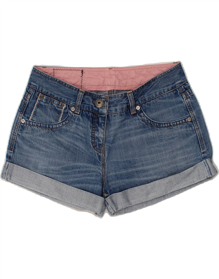 BENETTON Womens Denim Shorts IT 44 Medium W30 Blue Cotton Vintage Benetton and Second-Hand Benetton from Messina Hembry 