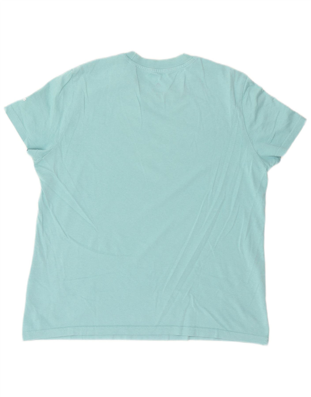 ADIDAS Womens Graphic T-Shirt Top UK 20/22 XL Blue Cotton