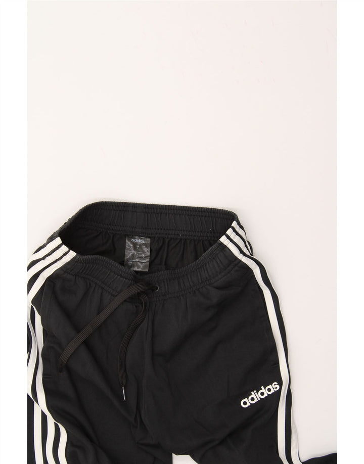 ADIDAS Mens Tracksuit Trousers Small  Black Cotton Vintage Adidas and Second-Hand Adidas from Messina Hembry 