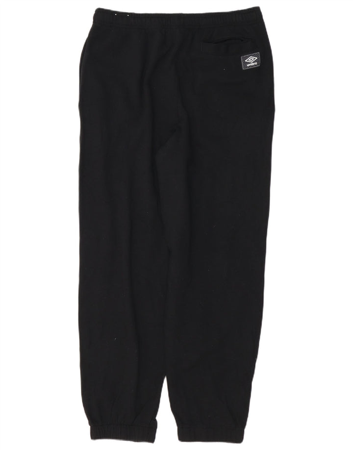 Umbro Mens Tracksuit Trousers Joggers Medium Black Cotton