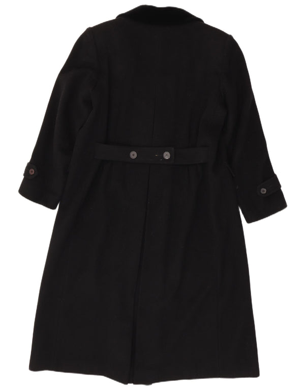 FORECASTER OF BOSTON Womens Double Breasted Coat Size 13/14 Medium Black