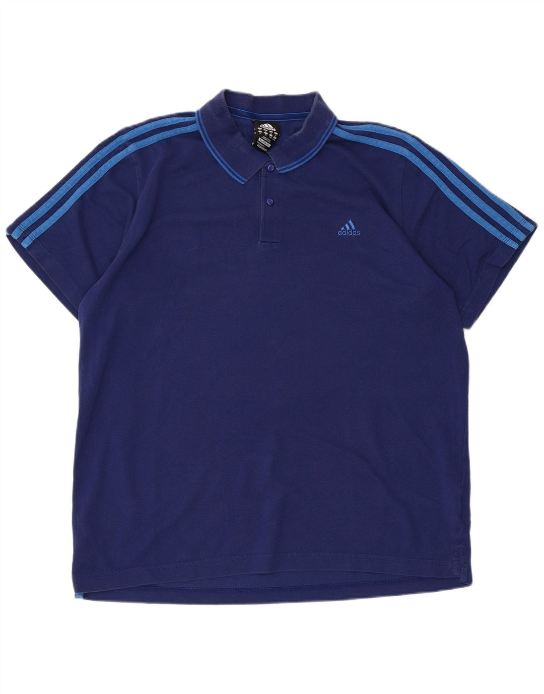 ADIDAS Mens Clima 365 Polo Shirt XL Navy Blue Cotton