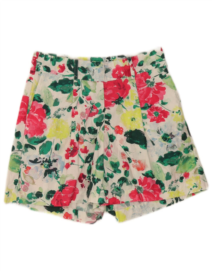 Only Womens Casual Shorts EU 36 Small W28 Multicoloured Floral