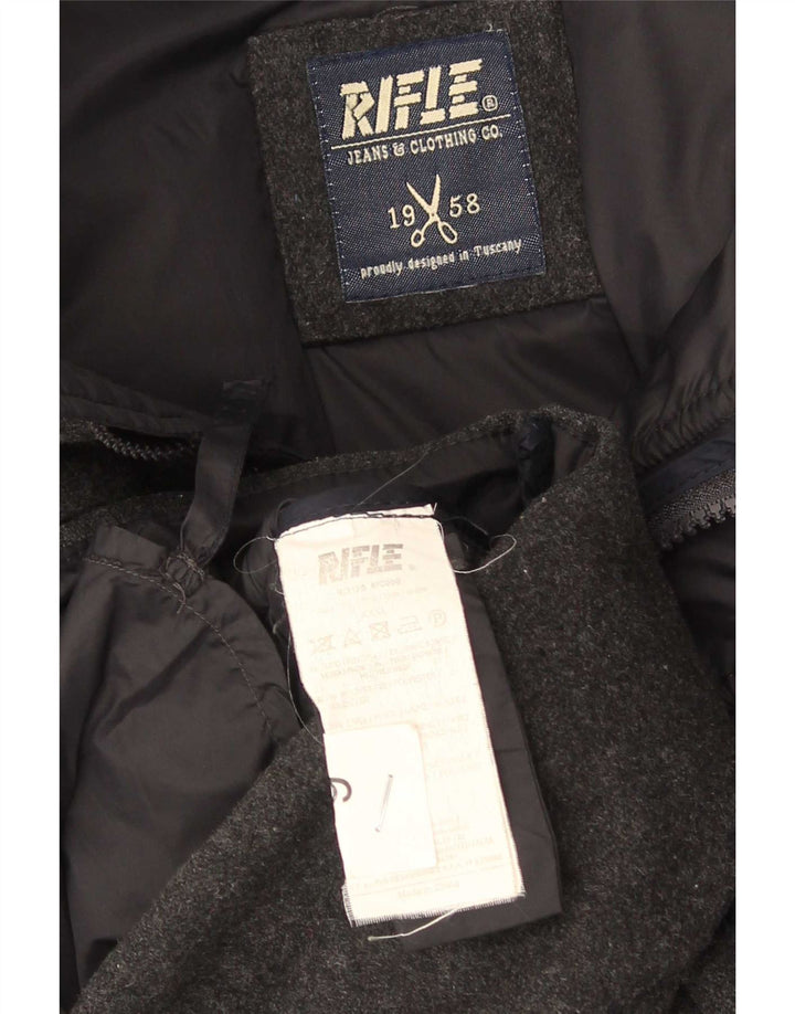Rifle Mens Padded Jacket UK 46 3XL Grey