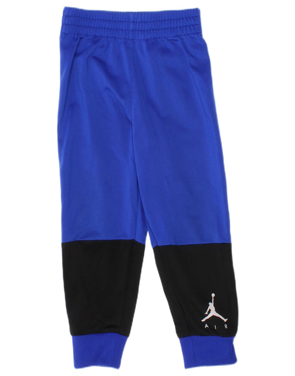 Jordan Boys Graphic Tracksuit Trousers Joggers 2-3 Years Blue Colourblock