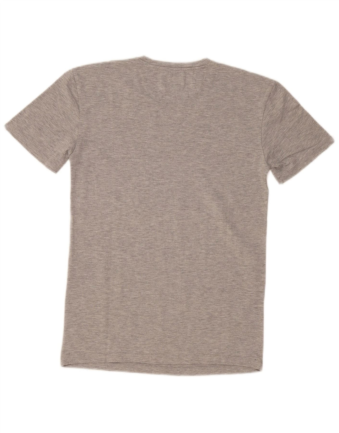 Zara Mens Super Slim Fit T-Shirt Top Small Grey Flecked