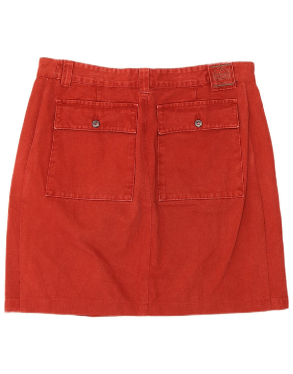 Murphy & Nye Womens Mini Skirt W32 Large Red Cotton