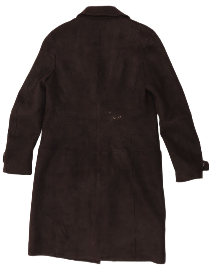 Zara Womens Overcoat UK 10 Small Black