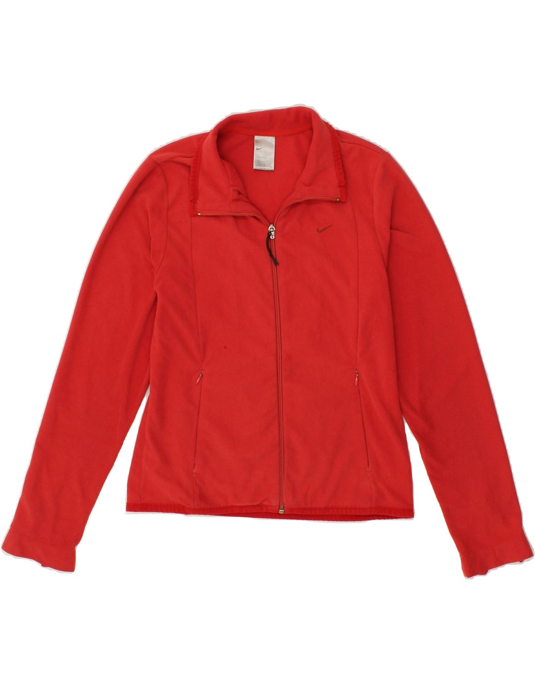 NIKE Womens Tracksuit Top Jacket UK 10/12 Medium Red Vintage Nike and Second-Hand Nike from Messina Hembry 