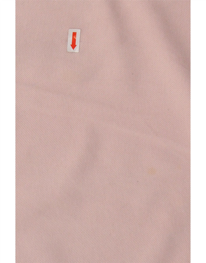 MARLBORO CLASSICS Mens Polo Shirt Medium Pink Cotton
