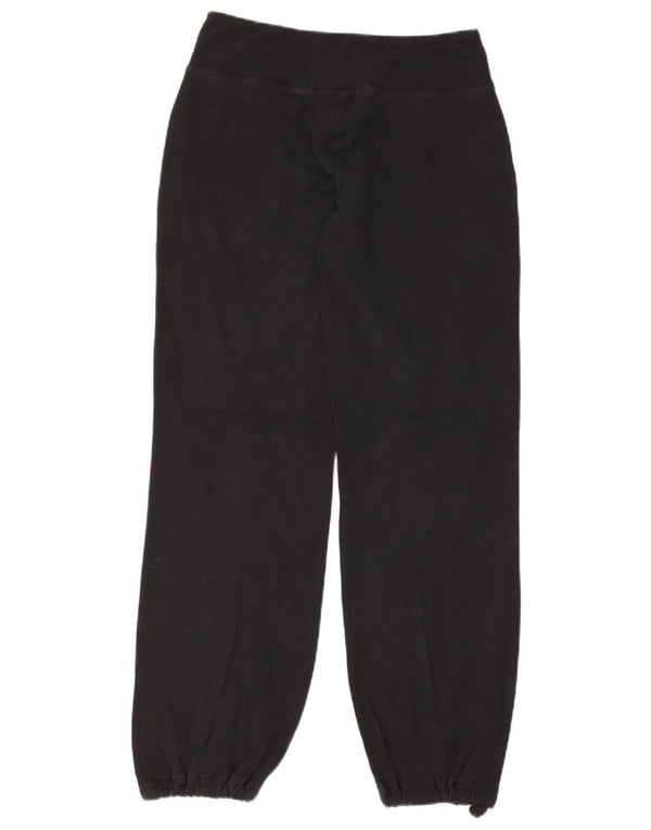 ADIDAS Womens Tracksuit Trousers Joggers UK 10 Small  Black Cotton